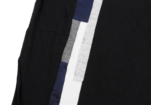 Y's Mixed Material Short Sleeve T-shirt K-161655_006