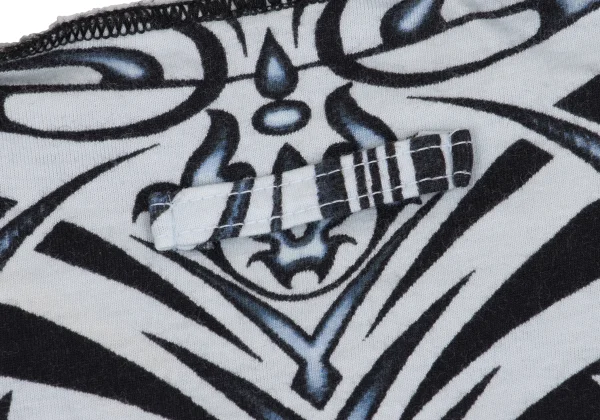 Jean Paul GAULTIER CLASSIQUE Tribal Tank Top Paste Mesh T Shirt K-161657_012