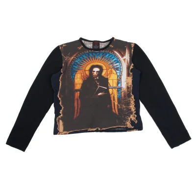 Jean Paul GAULTIER CLASSIQUE Marilyn Manson Printed Stretch T Shirt