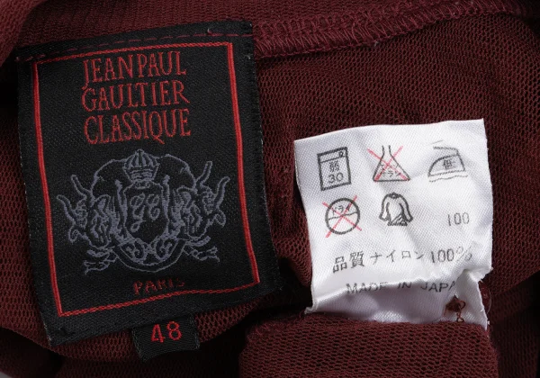 Jean Paul GAULTIER CLASSIQUE Mesh Sleeveless Blouse K-161659_012
