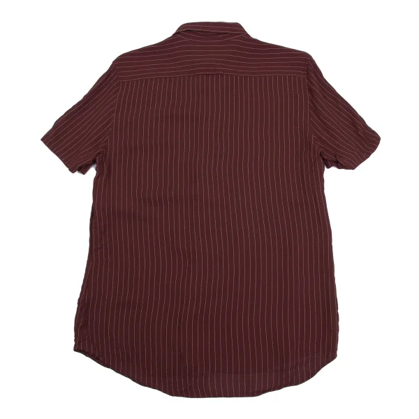 Jean Paul GAULTIER CLASSIQUE Rayon Striped Short Sleeve Shirt K-161660_010