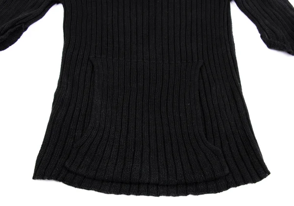 Jean Paul GAULTIER CLASSIQUE Linen 5/4 Sleeve Mock Neck Rib Knit K-161661_006