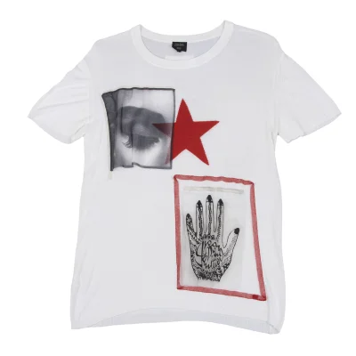 Jean Paul GAULTIER HOMME Pasted Design Star Jacquard Knit Top