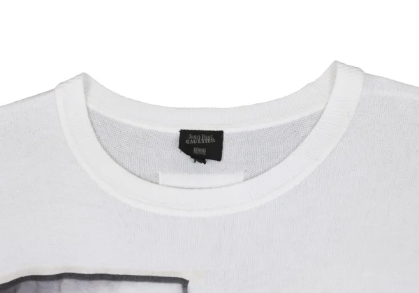 Jean Paul GAULTIER HOMME Pasted Design Star Jacquard Knit Top K-161662_003