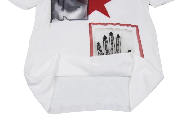 Jean Paul GAULTIER HOMME Pasted Design Star Jacquard Knit Top K-161662_009