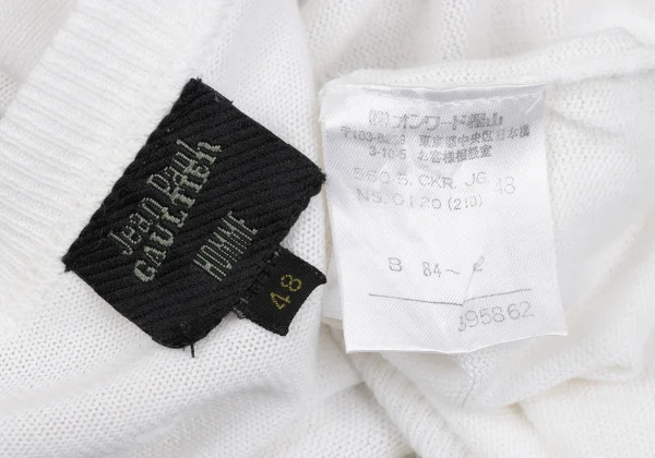 Jean Paul GAULTIER HOMME Pasted Design Star Jacquard Knit Top K-161662_014