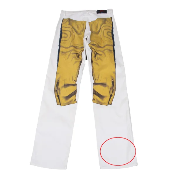GAULTIER JEAN'S Trompe l'oeil Cotton Stretch Pants K-161664_010