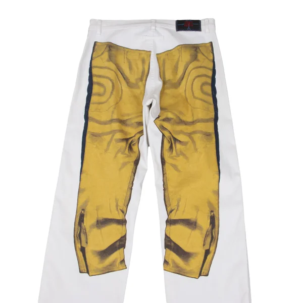 GAULTIER JEAN'S Trompe l'oeil Cotton Stretch Pants K-161664_012
