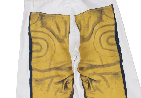 GAULTIER JEAN'S Trompe l'oeil Cotton Stretch Pants K-161664_015