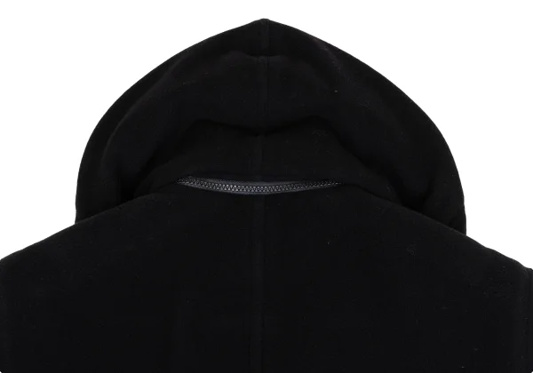 GIANNI VERSACE Fur Collar Melton Wool Sleeveless Jacket K-161666_014