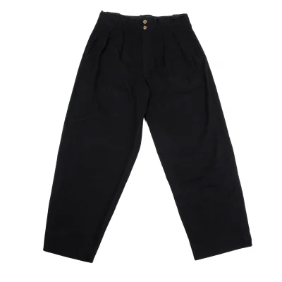 GIORGIO ARMANI Rayon Cotton Tuck Pants