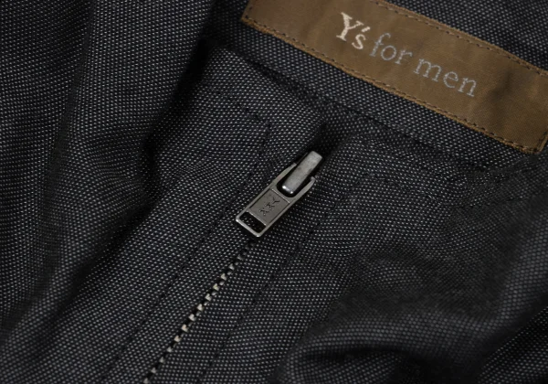 Y's for men Rayon Cotton High Neck Zip Shirt K-161669_005