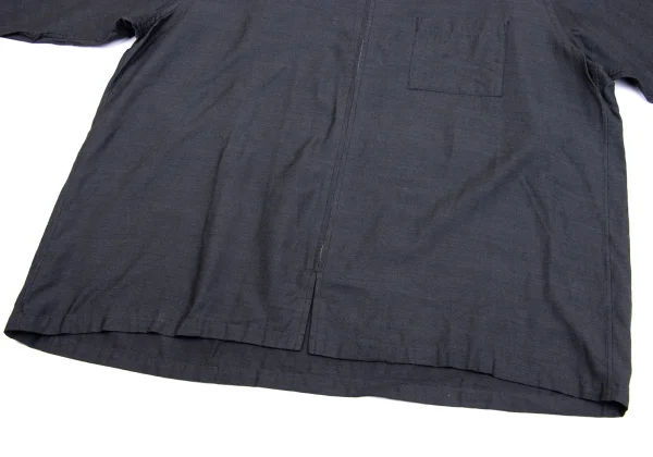 Y's for men Rayon Cotton High Neck Zip Shirt K-161669_008