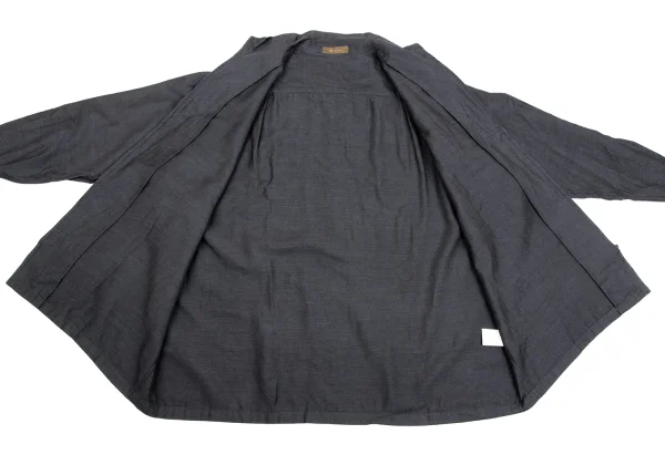Y's for men Rayon Cotton High Neck Zip Shirt K-161669_009