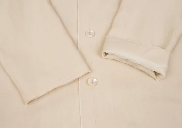 JURGEN LEHL Out Seam Linen Wool Coat K-161670_007