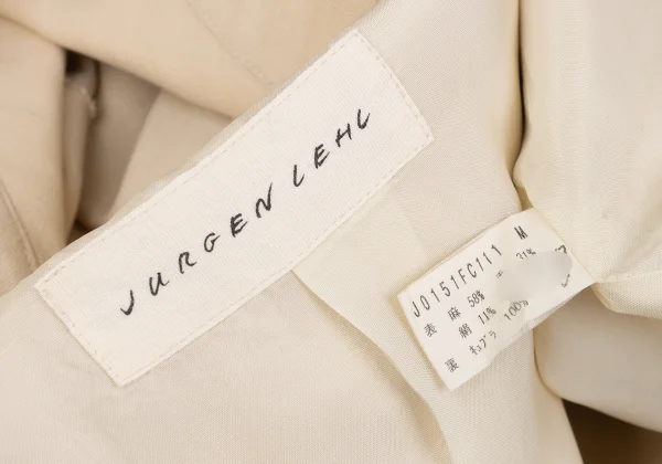 JURGEN LEHL Out Seam Linen Wool Coat K-161670_016
