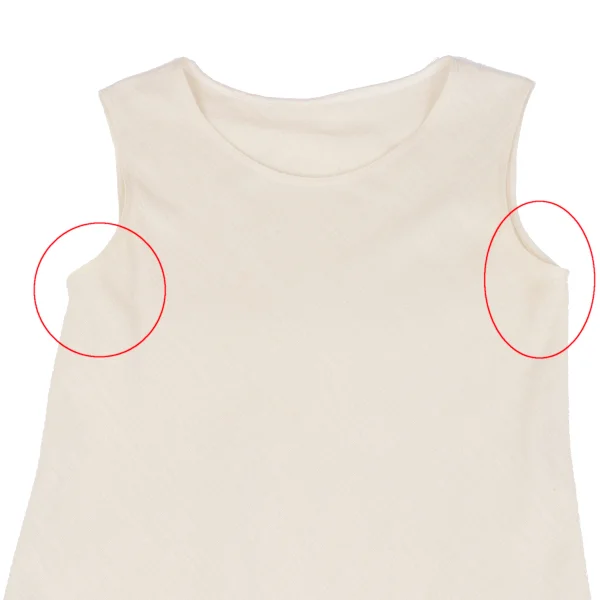 JURGEN LEHL Cotton hem Cutting Sleeveless Flare Dress K-161671_003