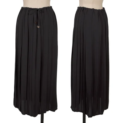 JURGEN LEHL Silk Pleated Skirt