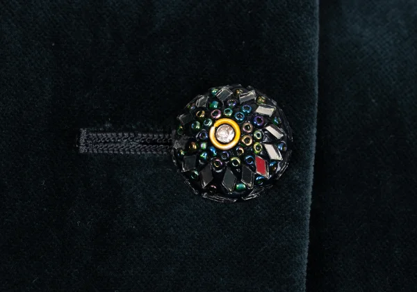 ROMEO GIGLI Bijou Button Velor Jacket K-161677_006
