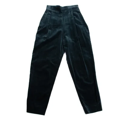 ROMEO GIGLI Velor Tapered Pants