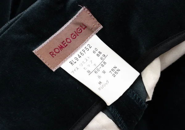 ROMEO GIGLI Velor Tapered Pants K-161678_012