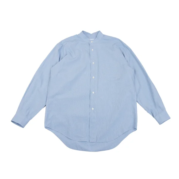 ISSEY MIYAKE MIYAKE DESIGN STUDIO Puppytooth Stand Collar Shirt Sky blue L K-161681_001