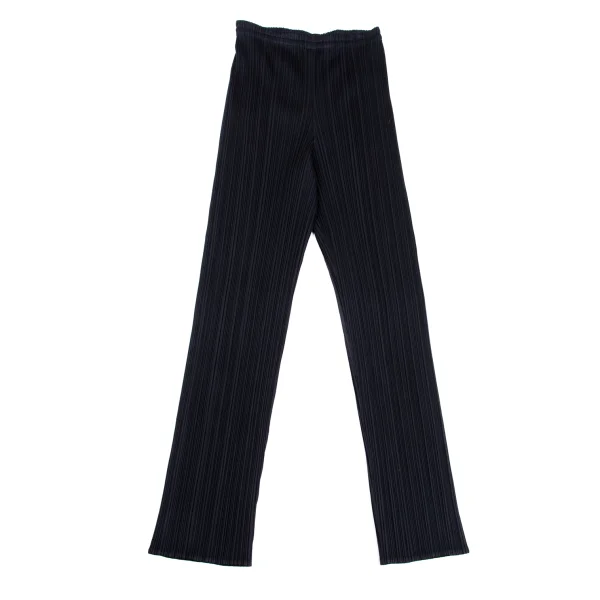 PLEATS PLEASE Straight Pants Navy 2 K-161686_001