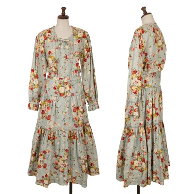 PINK HOUSE Rose Print Shirt Dress