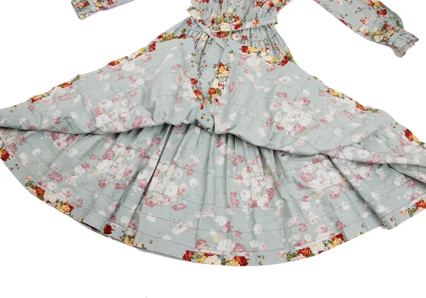 PINK HOUSE Rose Print Shirt Dress K-161688_012