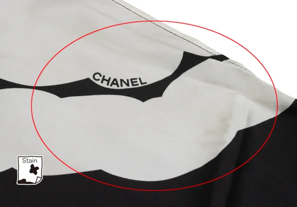 CHANEL Silk Color Block Diamond Scarf K-161691_003