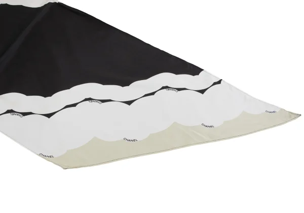 CHANEL Silk Color Block Diamond Scarf K-161691_006