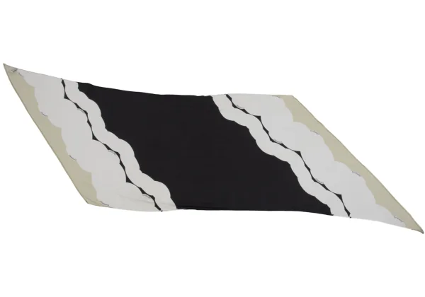 CHANEL Silk Color Block Diamond Scarf K-161691_007