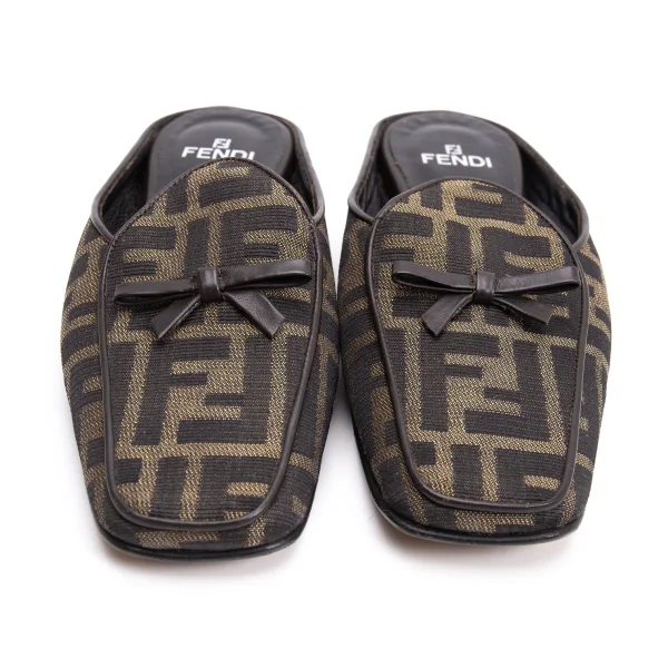 FENDI Zucca Pattern Mules K-161692_002