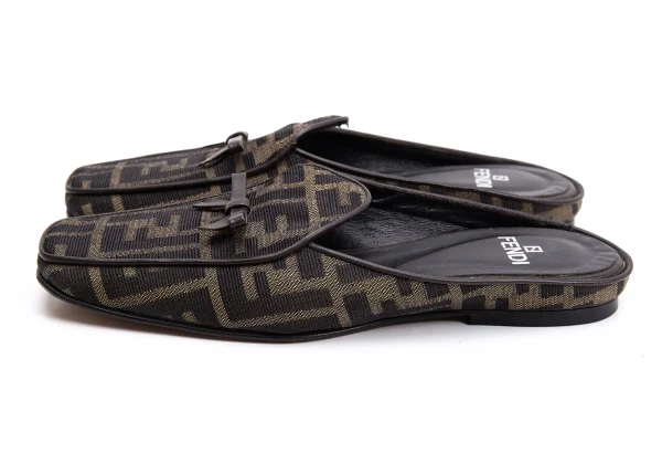 FENDI Zucca Pattern Mules K-161692_005