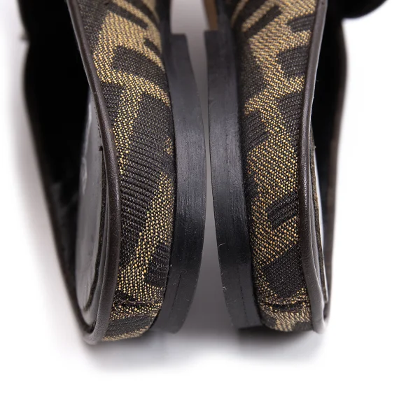 FENDI Zucca Pattern Mules K-161692_010
