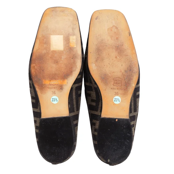 FENDI Zucca Pattern Mules K-161692_011