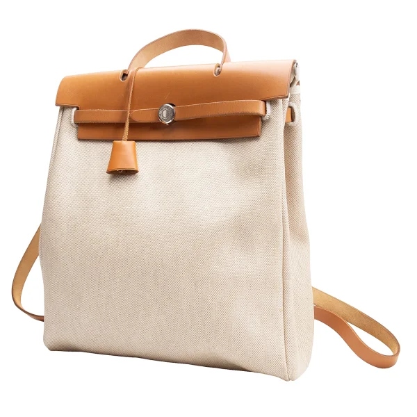 HERMES Herbag a Dos PM Beige  K-161696_001