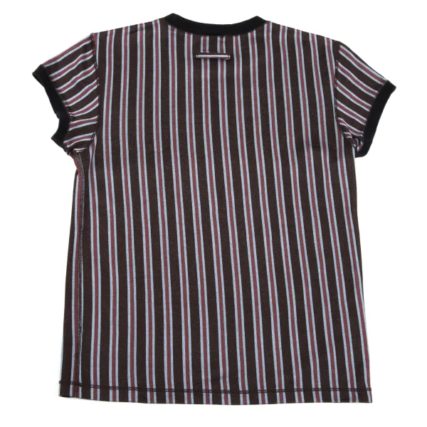 Jean Paul GAULTIER HOMME Nylon Cotton Metallic Stripe T Shirt K-161699_008