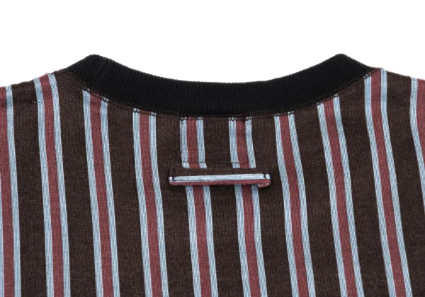 Jean Paul GAULTIER HOMME Nylon Cotton Metallic Stripe T Shirt K-161699_009