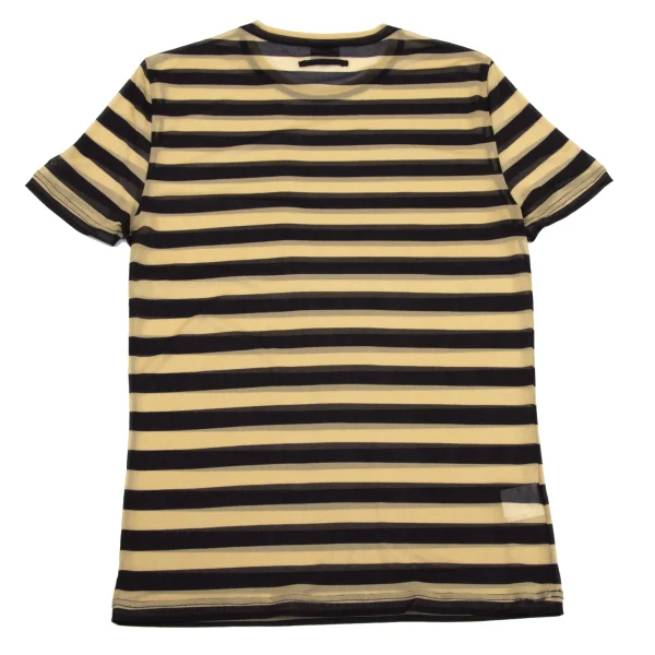 Jean Paul GAULTIER HOMME Acetate Poly See-through Striped T Shirt K-161700_009