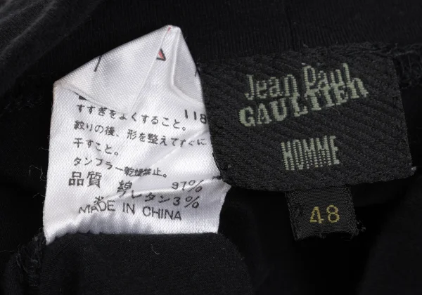 Jean Paul GAULTIER HOMME Stretch Center Seam High Neck T Shirt K-161701_016
