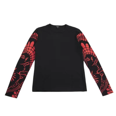 Jean Paul GAULTIER HOMME Sleeve Spider Web Logo Printed T Shirt