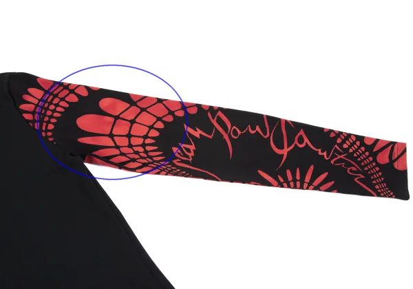 Jean Paul GAULTIER HOMME Sleeve Spider Web Logo Printed T Shirt K-161702_006
