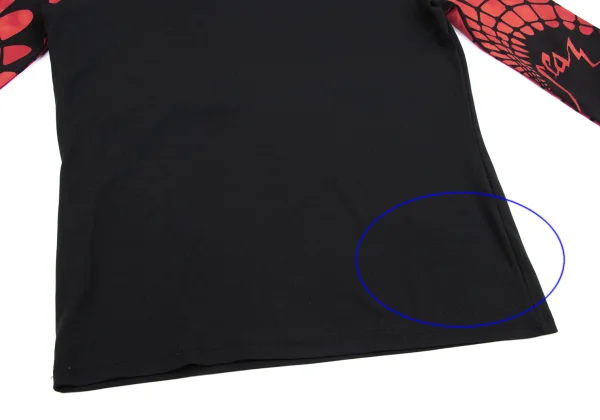 Jean Paul GAULTIER HOMME Sleeve Spider Web Logo Printed T Shirt K-161702_010