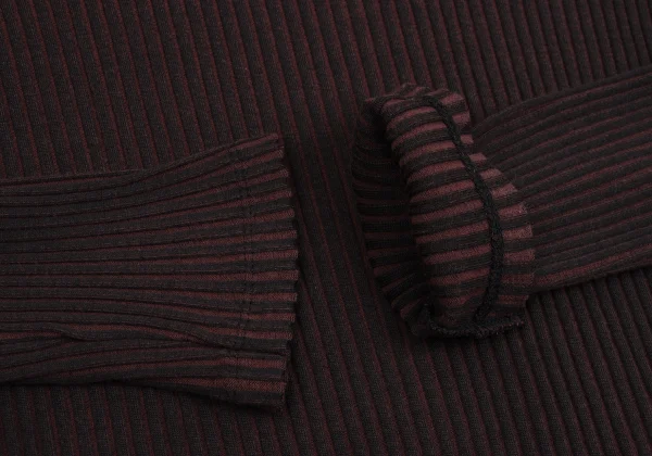 Jean Paul GAULTIER HOMME Bicolor Ribbed Knit Top K-161703_005