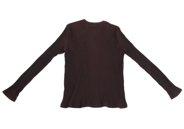 Jean Paul GAULTIER HOMME Bicolor Ribbed Knit Top K-161703_008