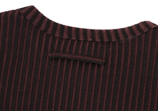 Jean Paul GAULTIER HOMME Bicolor Ribbed Knit Top K-161703_009