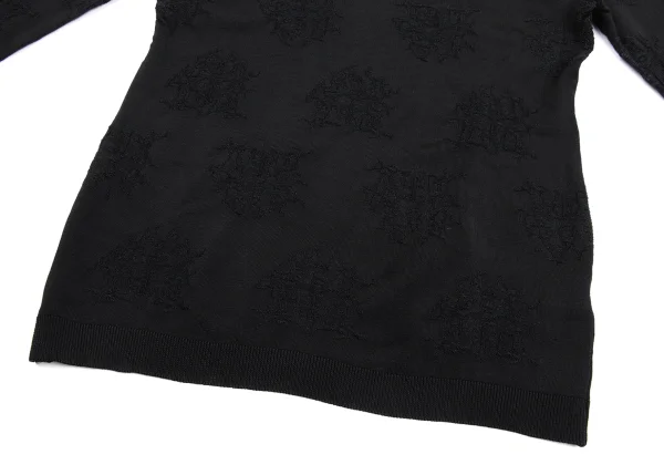 Jean Paul GAULTIER HOMME Acrylic Stretch Emblem Jacquard Knit Top K-161704_006