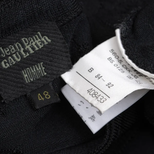 Jean Paul GAULTIER HOMME Acrylic Stretch Emblem Jacquard Knit Top K-161704_013