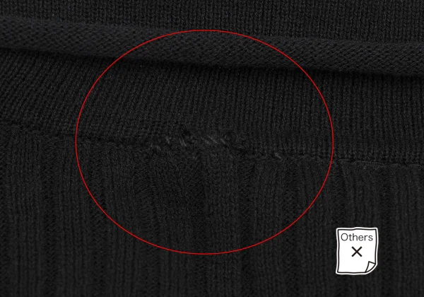 Jean Paul GAULTIER HOMME Frill Taping Zip Up Knit Polo Shirt K-161705_013